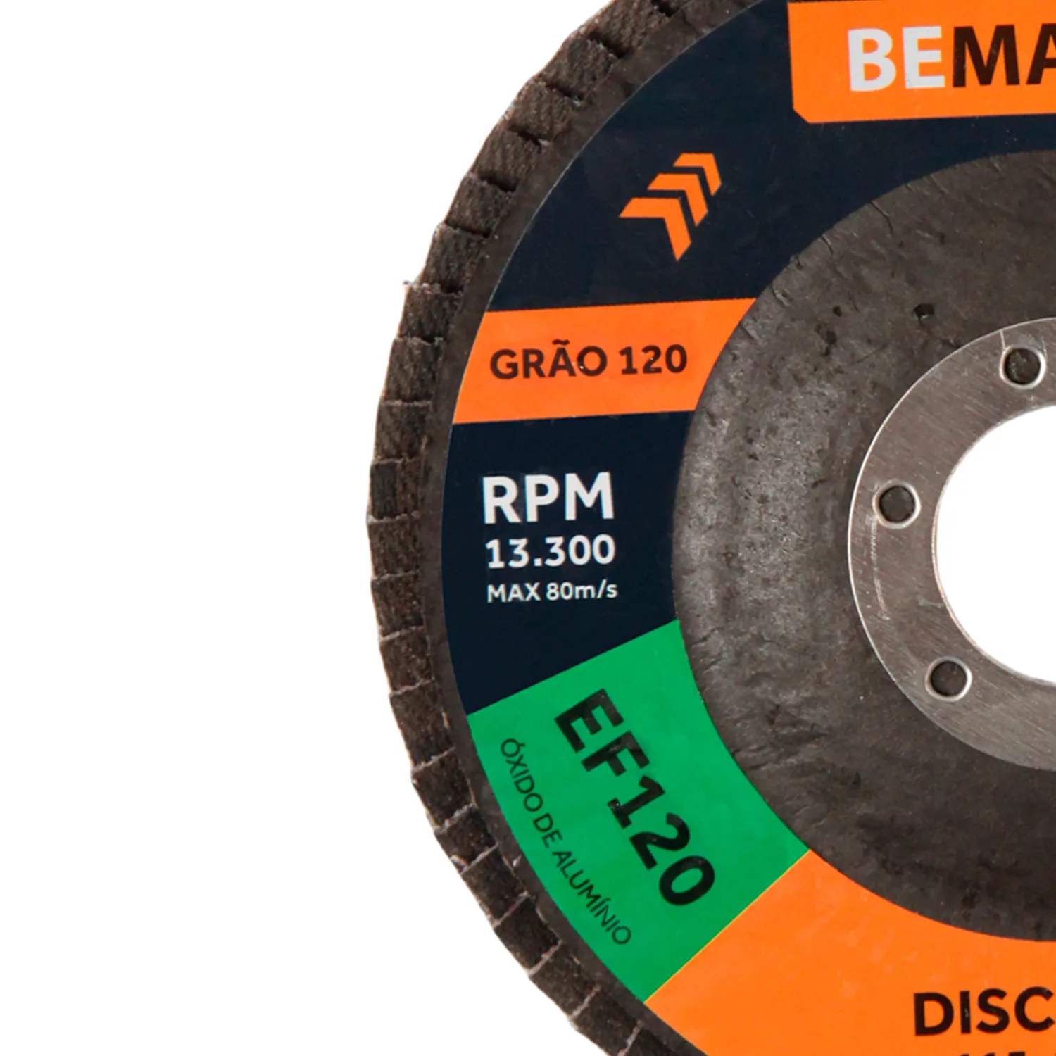 Disco Flap Cônico de Fibra de Vidro – 115x22,2mm OA120 - Imagem 2