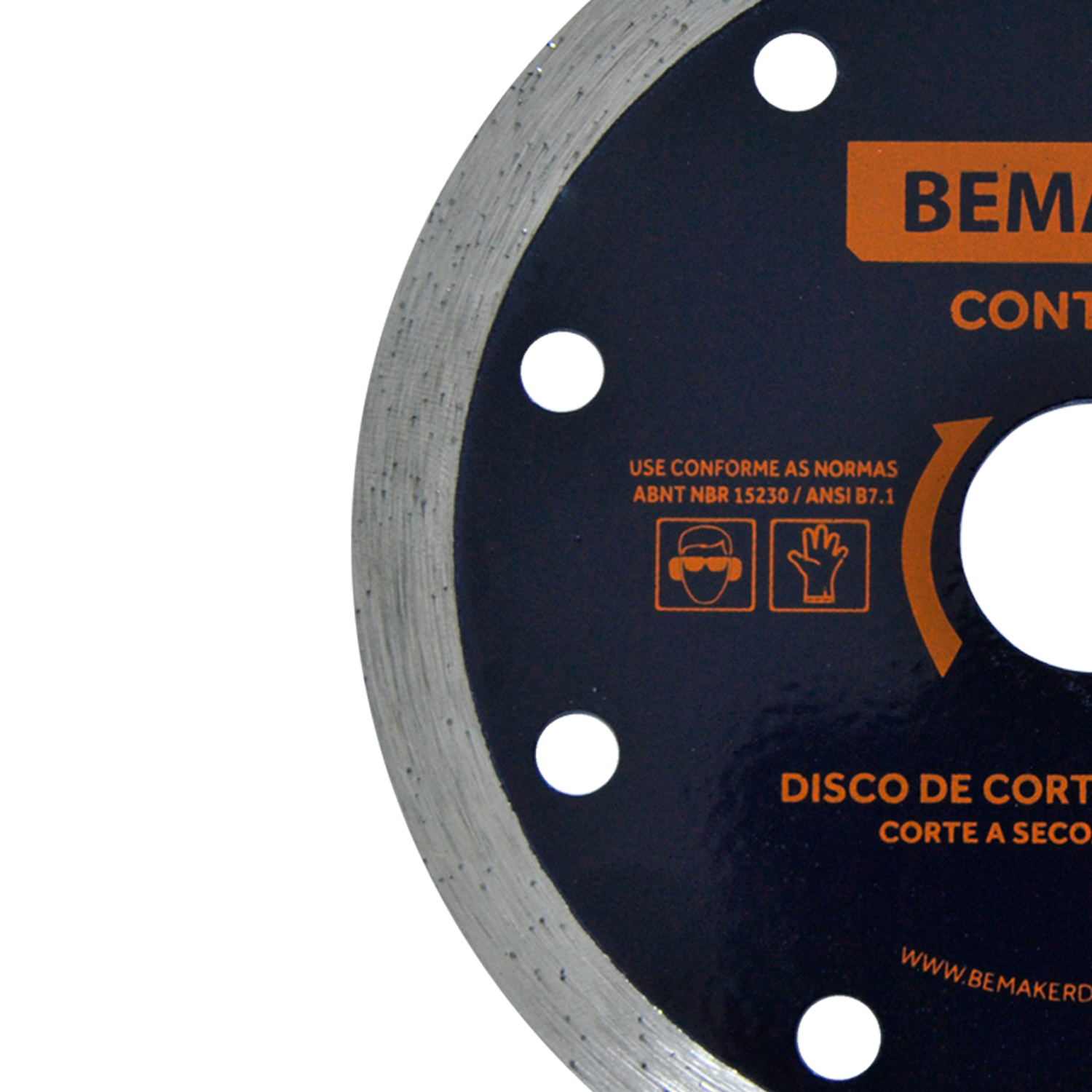 Disco de Corte Diamantado Contínuo - 110x1,9x20 mm - Imagem 2