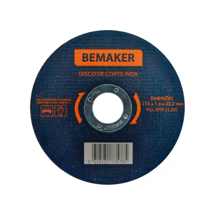 Disco de Corte Inox 115x1,6x22,2 mm