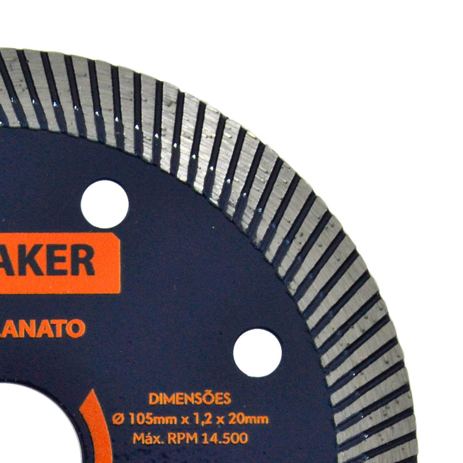 Disco de Corte Diamantado Porcelanato - 105x1,2x20 mm - Imagem 4