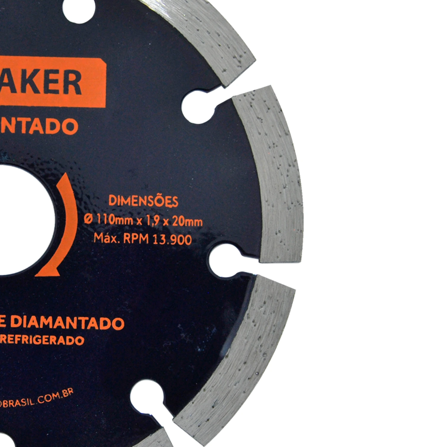 Disco de Corte Diamantado Segmentado - 110x1,9x20 mm - Imagem 3