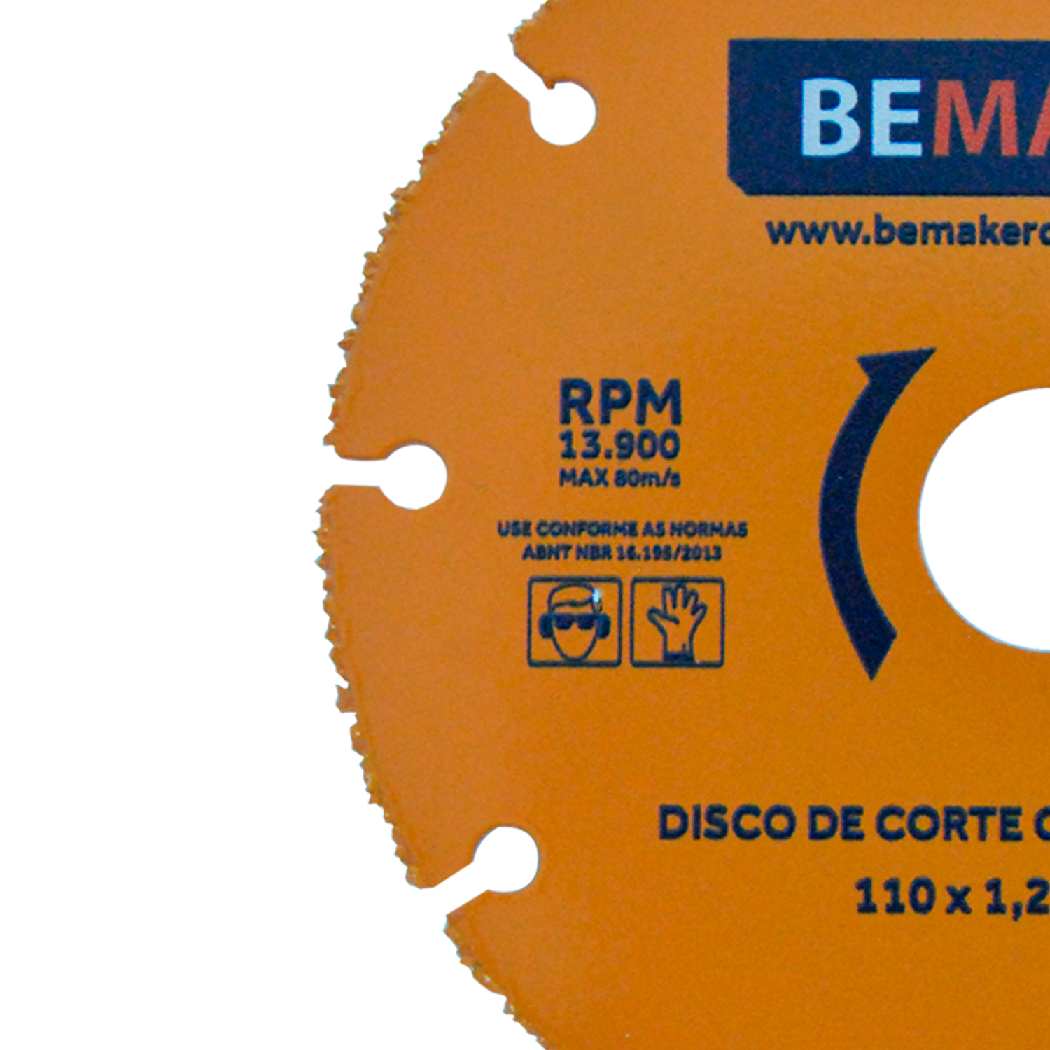 Disco de Corte de Tungstênio - 110x1,2x20 mm - Imagem 2