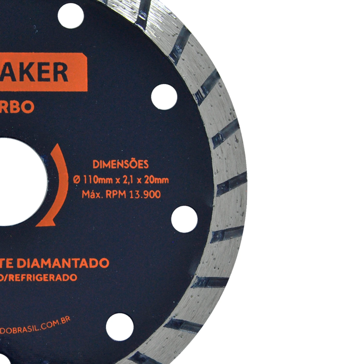Disco de Corte Diamantado Turbo - 110x2,1x20 mm - Imagem 3