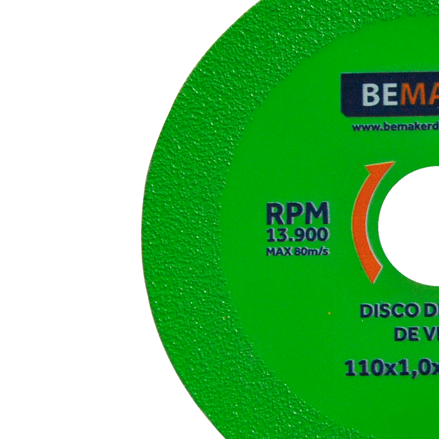 Disco de Corte de Vidro - 110x1x22,2mm - Imagem 2