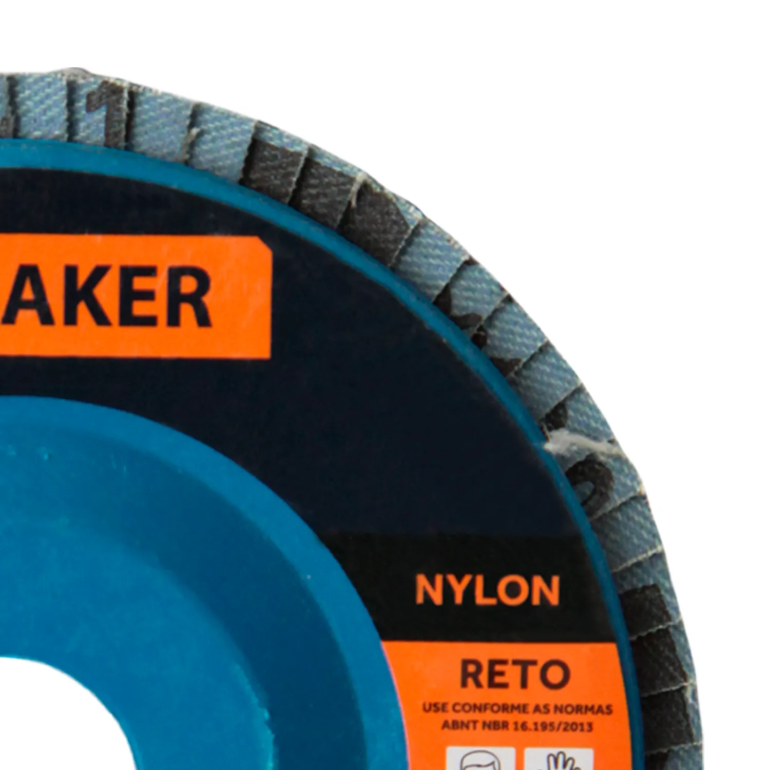 Disco Flap Reto de Nylon-Zircônio - 115x22,2mm ZR120 - Imagem 4