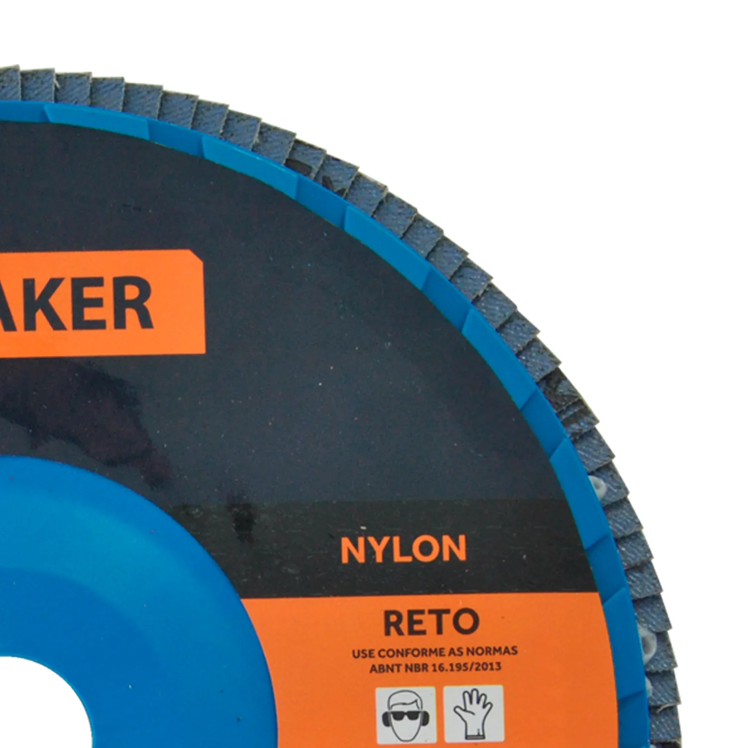 Disco Flap Reto de Nylon-Zircônio - 180x22,2mm ZR120 - Imagem 4