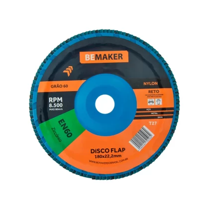 Disco Flap Reto de Nylon-Zircônio - 180x22,2mm ZR 60