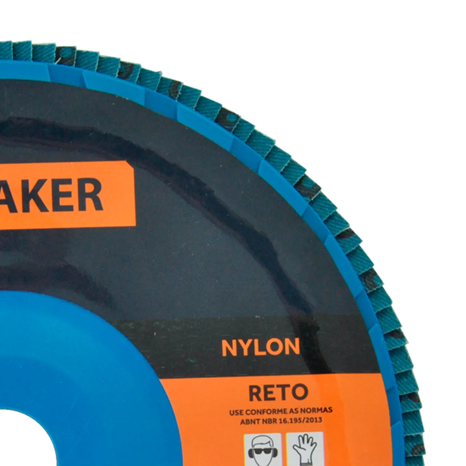 Disco Flap Reto de Nylon-Zircônio - 180x22,2mm ZR 60 - Imagem 4