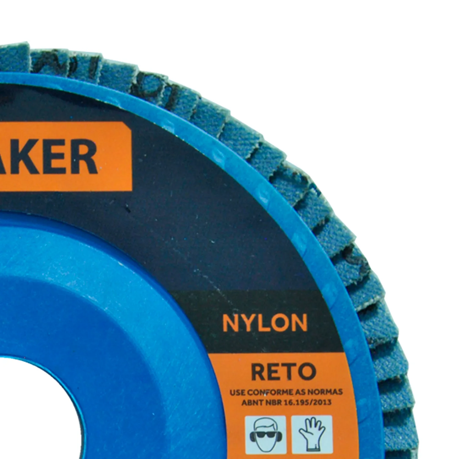 Disco Flap Reto de Nylon-Zircônio - 115x22,2mm ZR 40 - Imagem 4