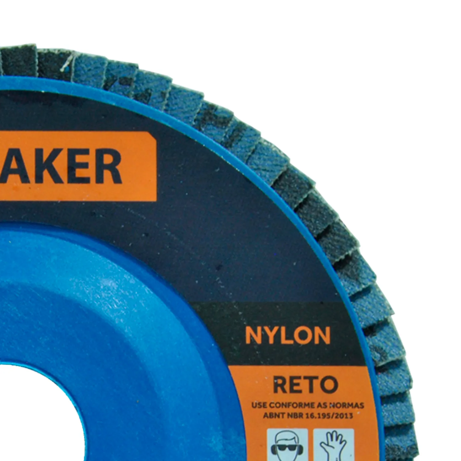 Disco Flap Reto de Nylon-Zircônio - 115x22,2mm ZR 80 - Imagem 4