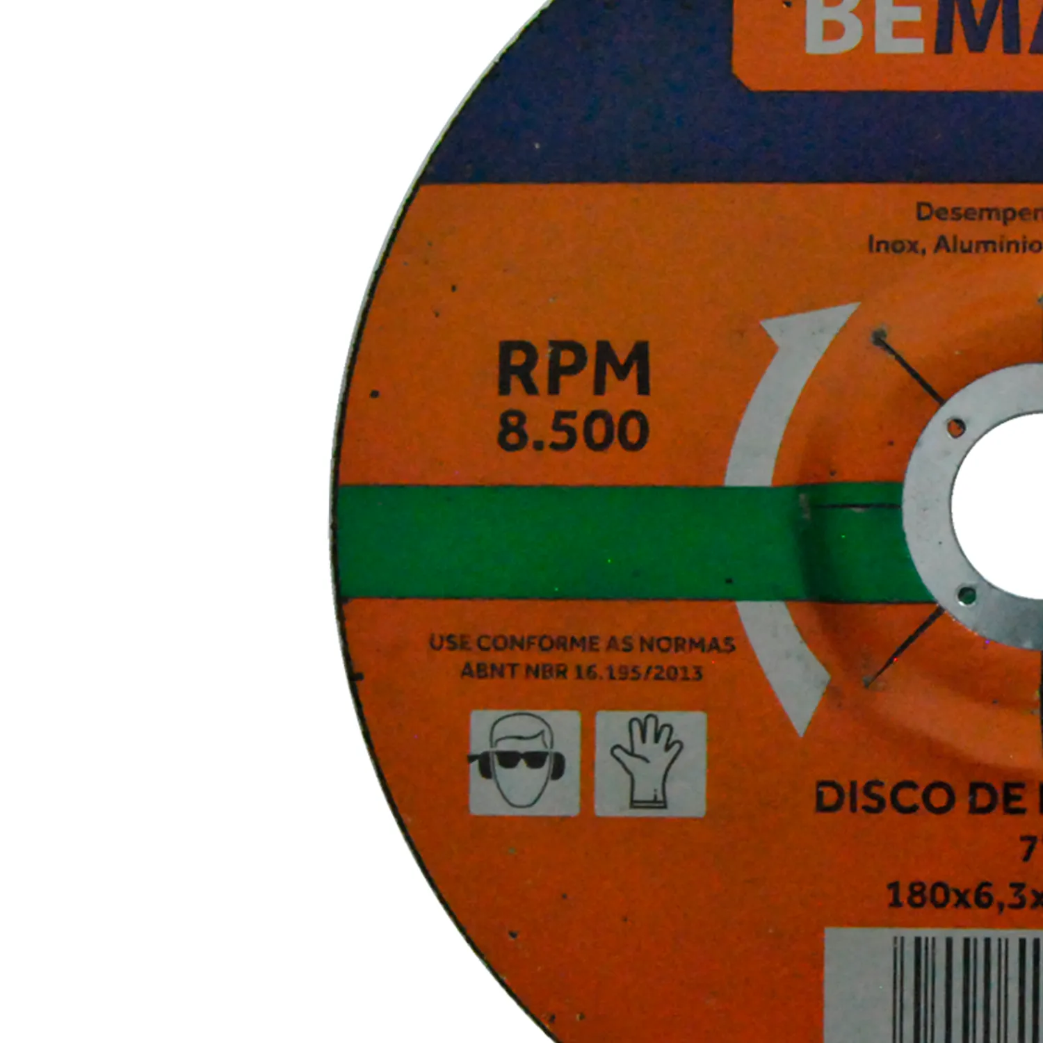 Disco de Desbaste - 180x6,3x22,2mm - Imagem 2