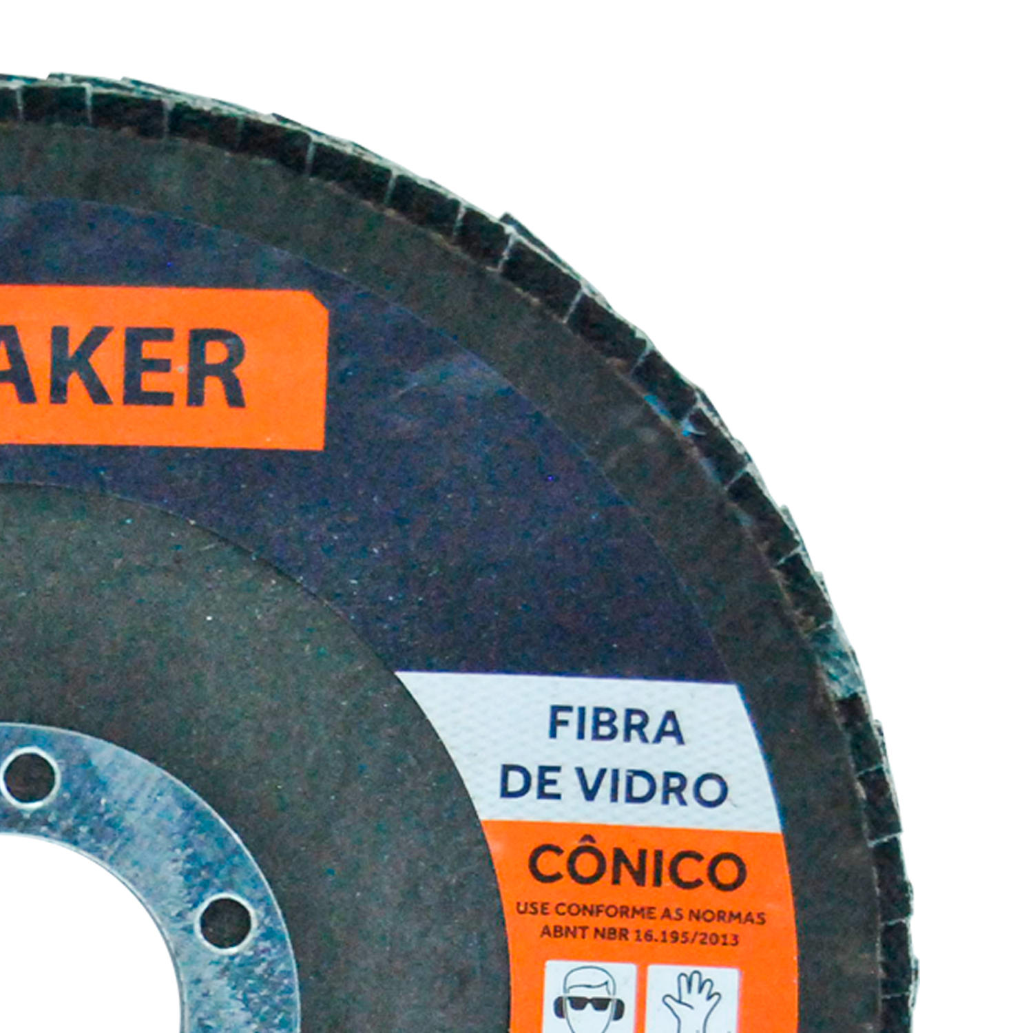 Disco Flap Cônico de Fibra de Vidro – 115x22,2mm CF100 - Imagem 4