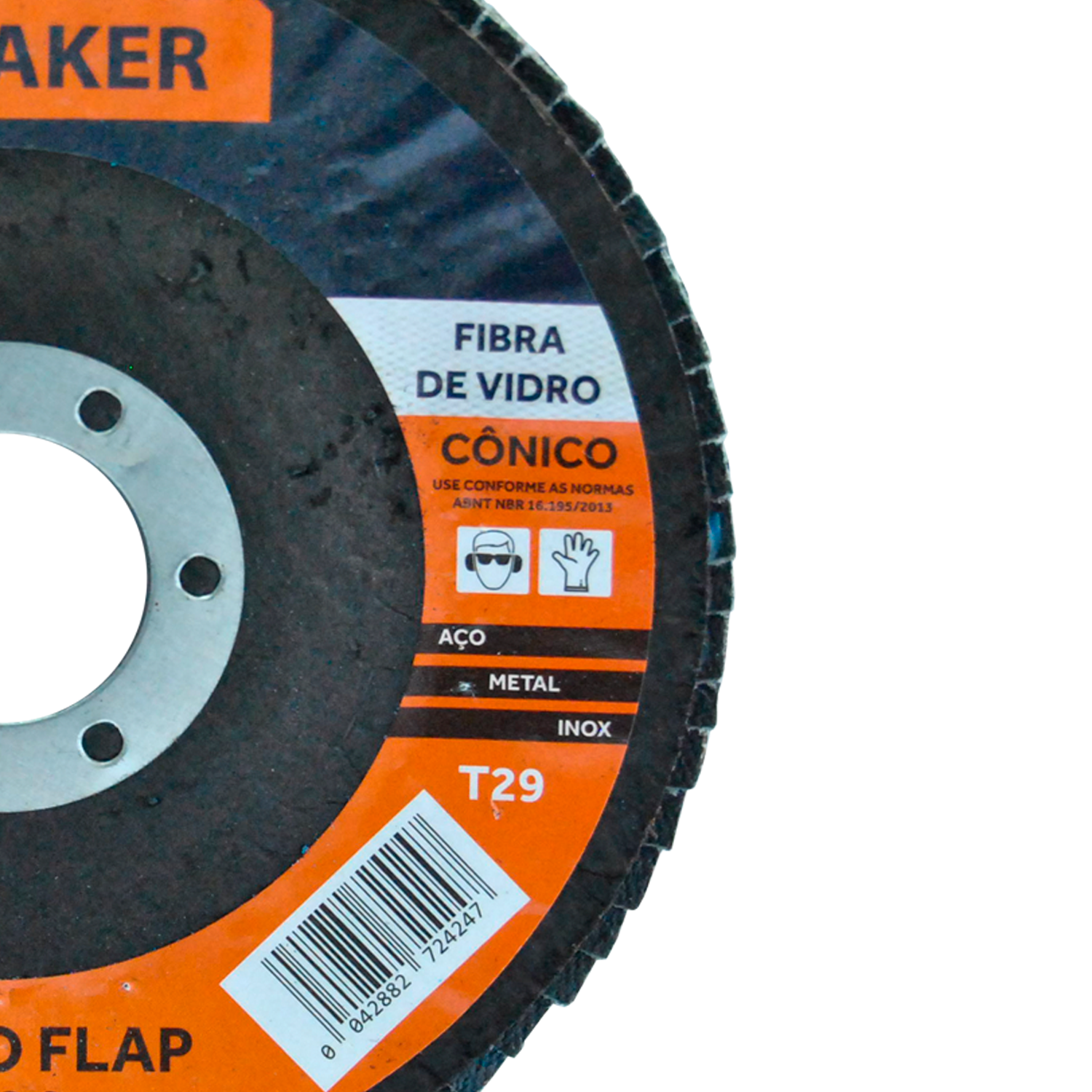 Disco Flap Cônico de Fibra de Vidro – 115x22,2mm CF 60 - Imagem 3