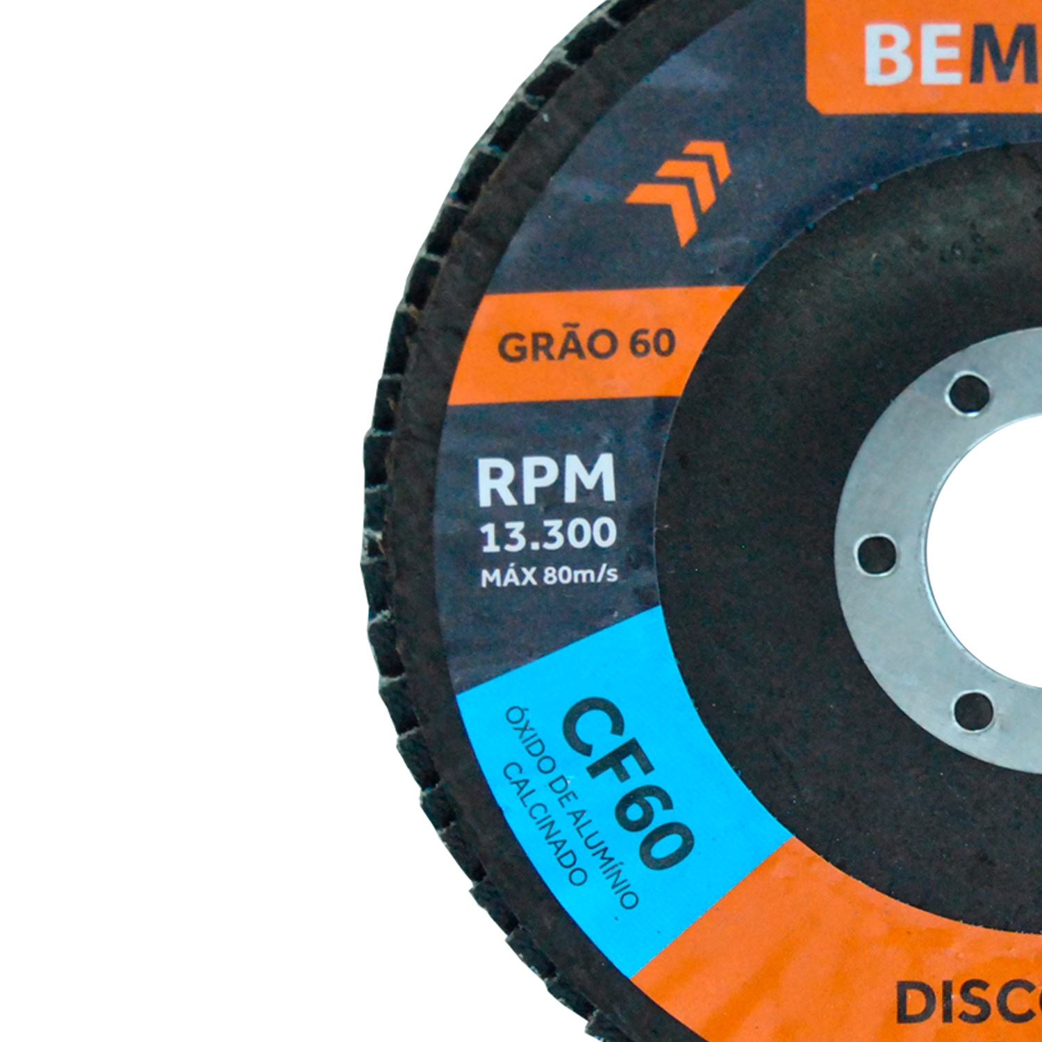 Disco Flap Cônico de Fibra de Vidro – 115x22,2mm CF 60 - Imagem 2