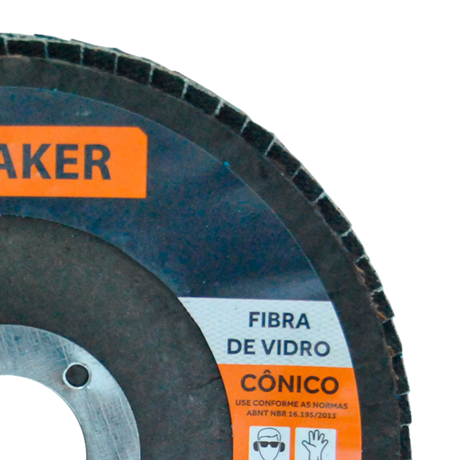 Disco Flap Cônico de Fibra de Vidro – 115x22,2mm CF 80 - Imagem 4