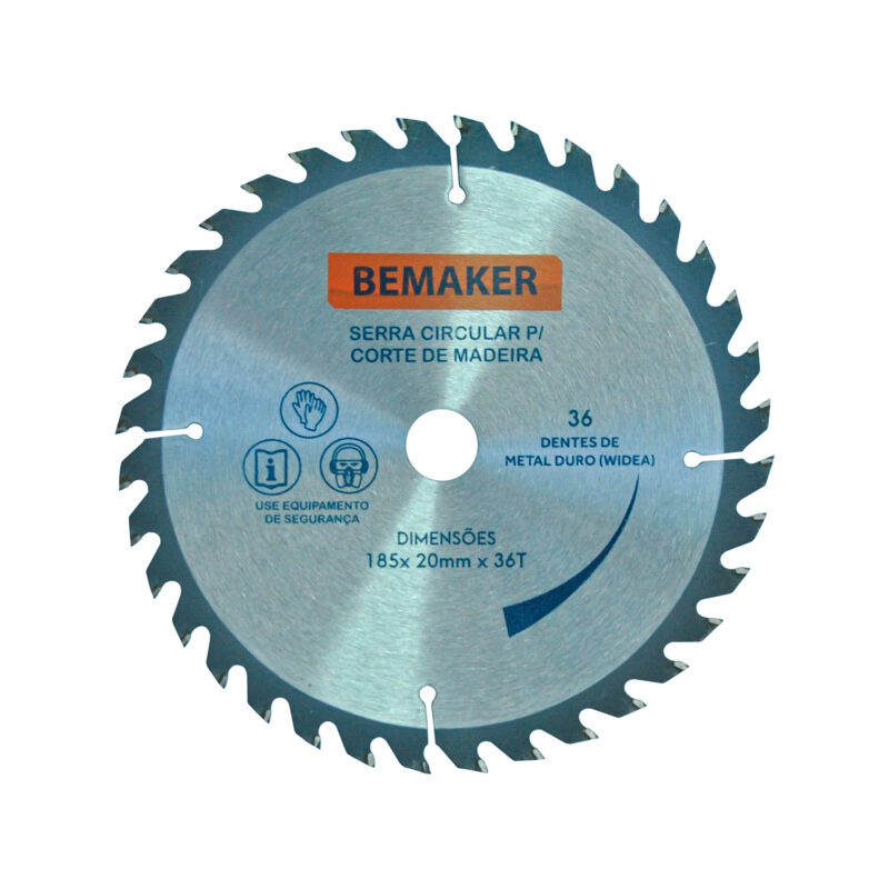 Disco de Serra Circular Widea - 185x1,3x20mm 36D