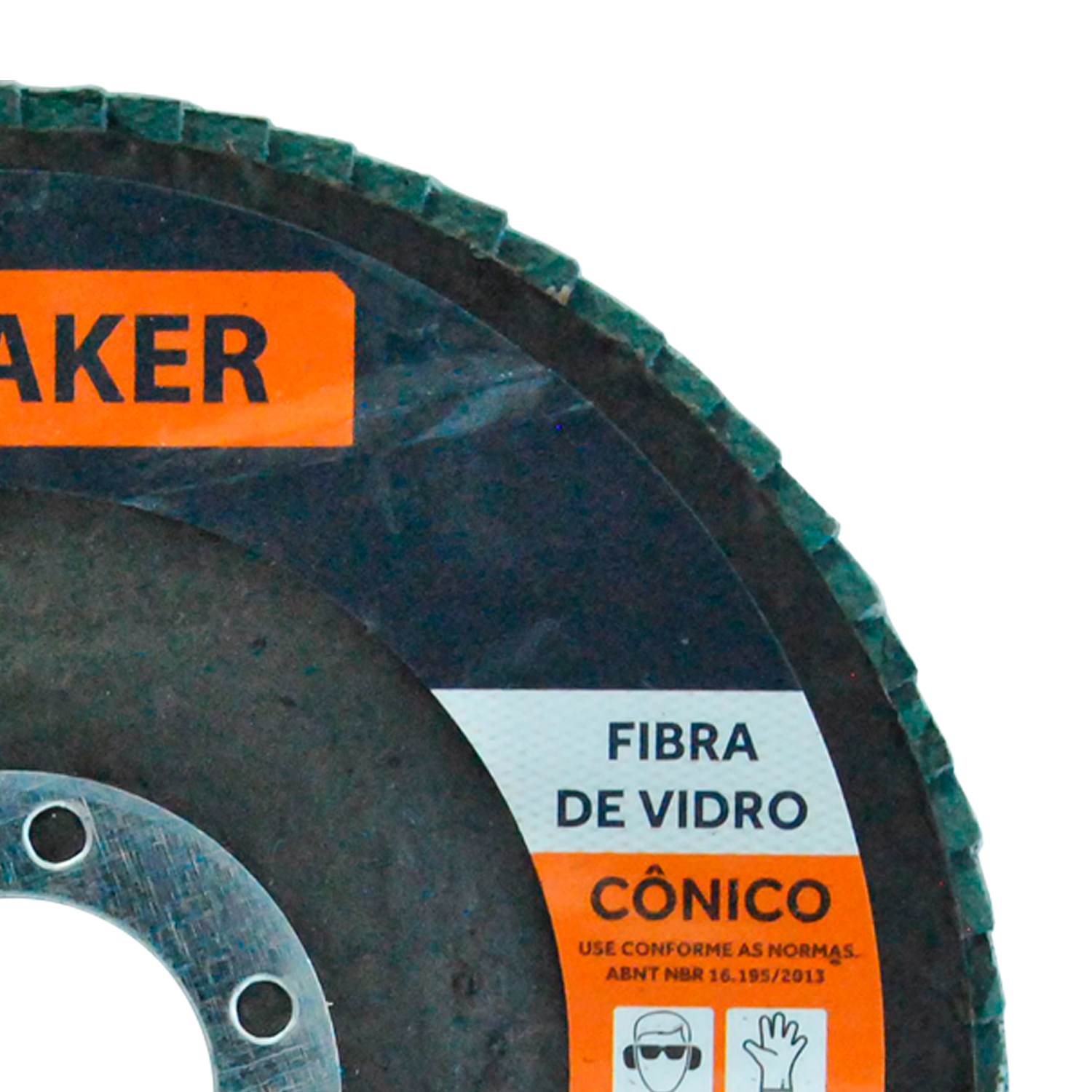 Disco Flap Cônico de Fibra de Vidro-Zircônio - 115x22,2mm ZF100 - Imagem 4