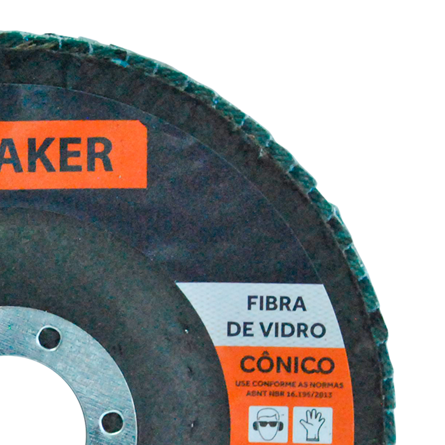 Disco Flap Cônico de Fibra de Vidro-Zircônio - 115x22,2mm ZF 40 - Imagem 4