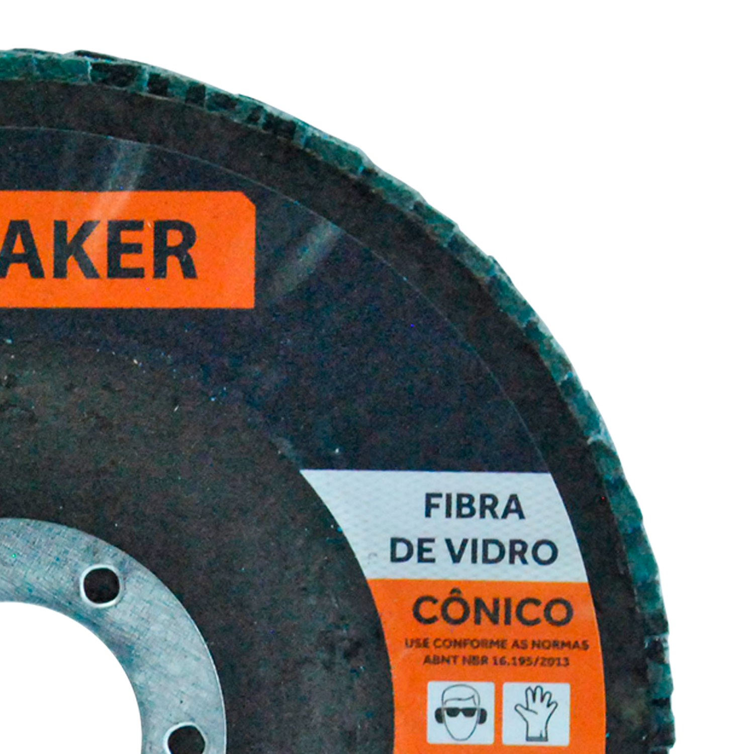 Disco Flap Cônico de Fibra de Vidro-Zircônio - 115x22,2mm ZF 60 - Imagem 4