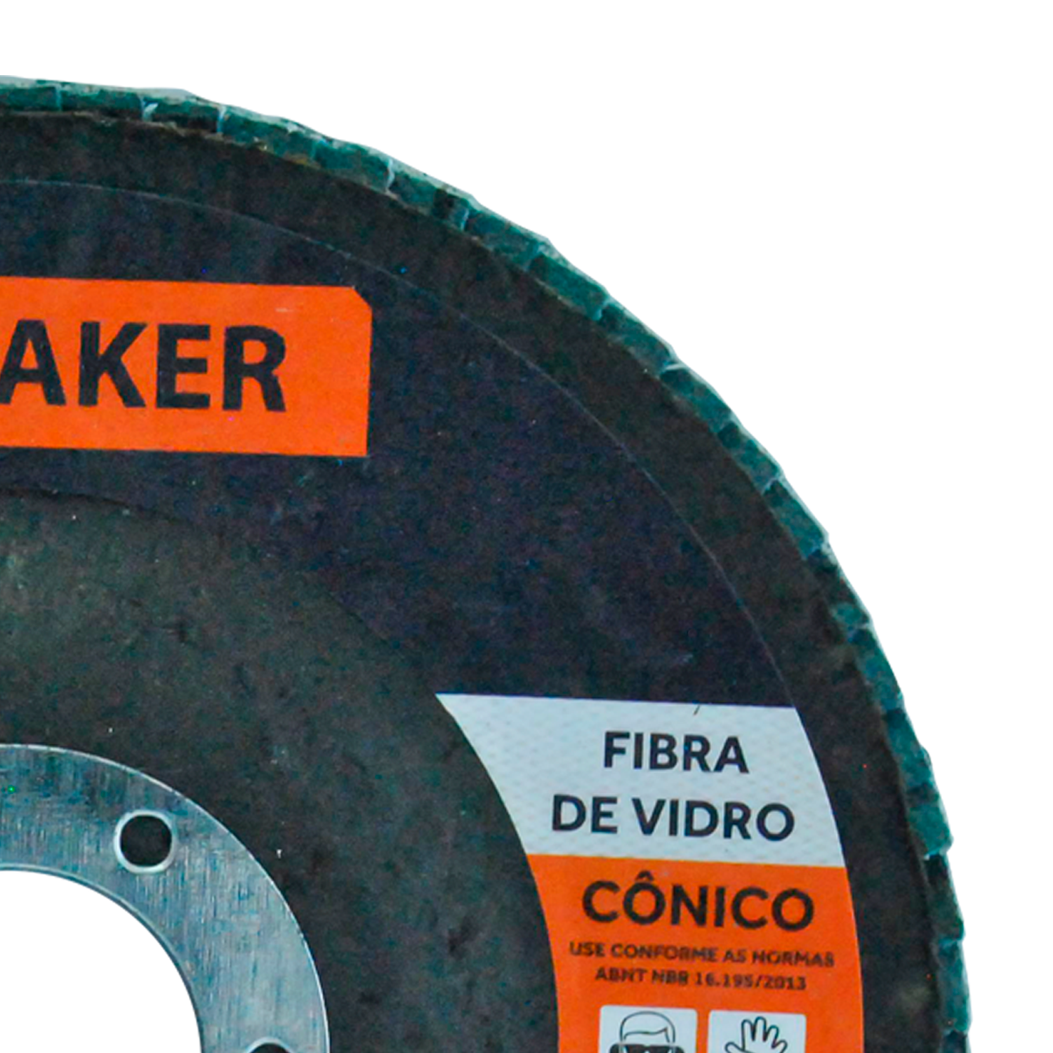 Disco Flap Cônico de Fibra de Vidro-Zircônio - 115x22,2mm ZF 80 - Imagem 4